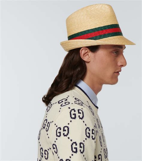 gucci straw hat men|Gucci inspired straw hat.